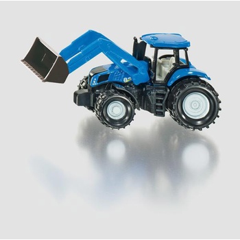 Siku Blister Traktor New Holland s p ným nakladačom červená 1:87