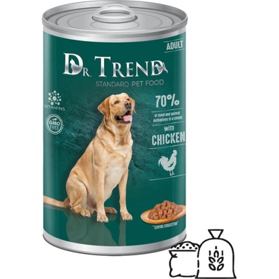 Dr. Trend chicken in delicate sauce for Adult dogs of All Breeds 1250