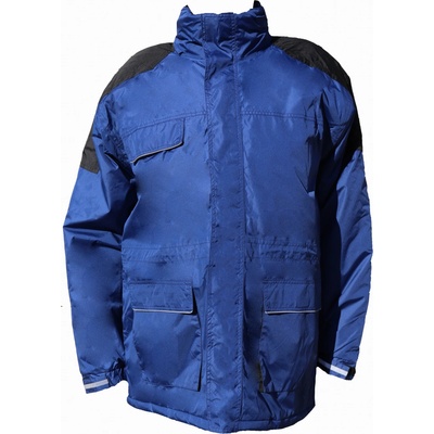 Issa Line Montreal Zimná pracovná nepremokavá bunda s reflexnými prvkami modrá/čierna