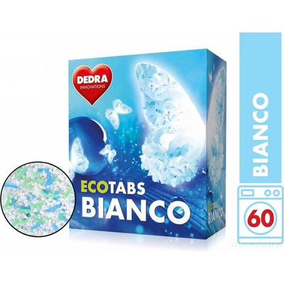 Dedra Ecotabs Bianco prací tablety na bílé prádlo 60 ks