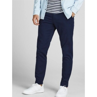 Jack & Jones Tmavě modré chino kalhoty Marco