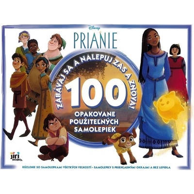 Jiri Models 3937-0 prianie samolepková knižka 100 samolepiek