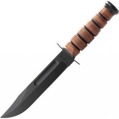 KA-BAR USMC Fixed Blade Knife Leather Sheath, str edge 1217