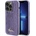GUESS Кейс Guess Sequin Script Metal за iPhone 15 Pro Max, лилав (3666339176259)