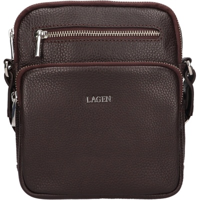 Lagen Lagen pánské Crossbody 6048 tmavě hnědá