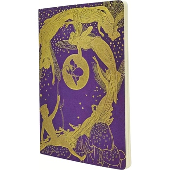 Paperblanks Тетрадка Paperblanks Violet Fairy - А4, 40 листа, широки редове (CBD6277)