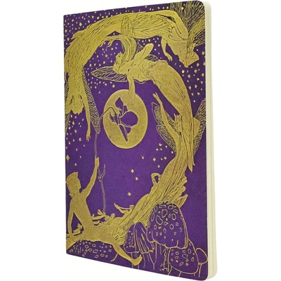 Paperblanks Тетрадка Paperblanks Violet Fairy - А4, 40 листа, широки редове (CBD6277)