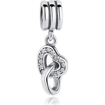 P&J Jewellery Stříbrný visací přívěsek Pouta lásky SB77