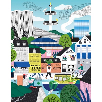 Pieces & Peace - Puzzle Rennes City - 1 000 piese