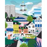 Pieces & Peace - Puzzle Rennes City - 1 000 piese