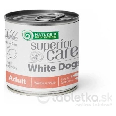 Nature's Protection Adult Superior care White Dog Adult salmon & tuna All Breeds soup 6 x 140ml
