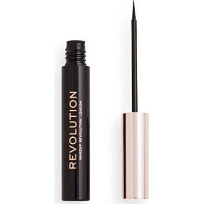 Revolution Očná linka Super Flick Eyeliner Black 4,5 ml