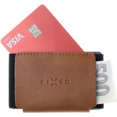 Fixed Tiny Wallet kožená peňaženka z pravej hovädzej kože Torcello FIXW STN2 BRW hnědá