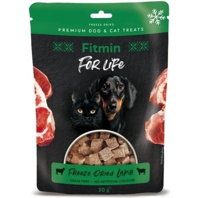 Fitmin For Life Dog & Cat Treat Freeze Dried Lamb with chicken 10 x 30 g