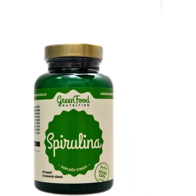 GreenFood Spirulina 90 kapslí