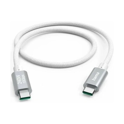 Hama 201724 USB-C 3.2 Gen 2 (M) - USB-C 3.2 Gen 2 (M), 1,5m, bílý