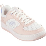 Skechers Дамски маратонки Skechers Womens Sprtcourt92 Classic Low-Top Trainers - Off White/Pink