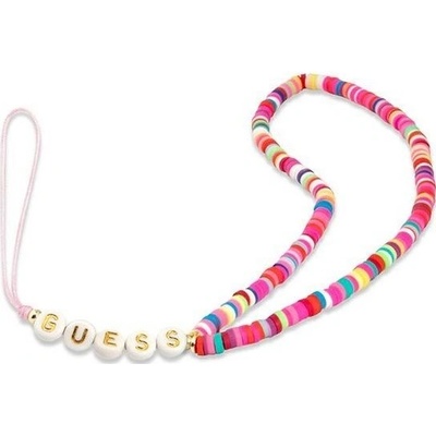 Guess Poutko na Telefon Heishi Multicolor Pink – Zboží Živě