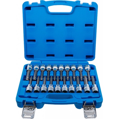 BGS 5170, Sada nástrčných hlavic | hnací vnitřní čtyřhran 12,5 mm (1/2") | vnitřní šestihran, T-profil (pro Torx), vnitřní tisícihran (pro XZN) s kulovou hlavou | 20dílná – Zboží Dáma