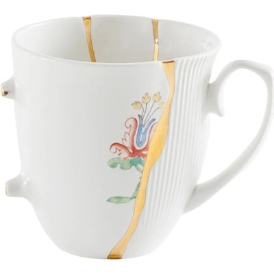 Seletti Чаша за чай KINTSUGI 2, бяла, Seletti (SLT09652)