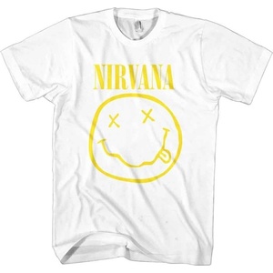 Nirvana Yellow Happy Face White XL Риза (NIRVTS04MW04)
