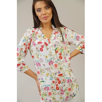 Image 1 of Radek's Collection Дамска туника със цветен мотив и 3-4 ръкав 82310-111