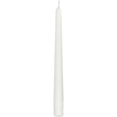 SAHM Sviečka kónická 245 mm biela - 10ks / bal 100002259