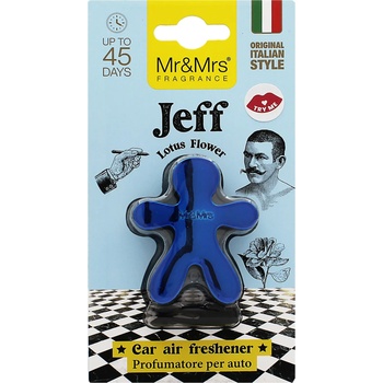 Mr&Mrs Fragrance Jeff Chrome Lotus Flowers автомобилен аромат