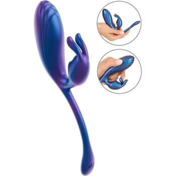 Sweet Smile Flexible Double Bullet Blue