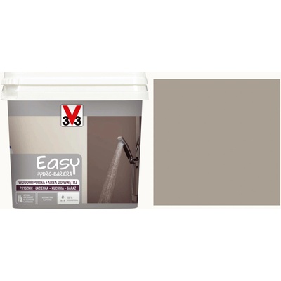 V33 Akrylová barva na obklady 0,75 l Šedá Taupe polomat
