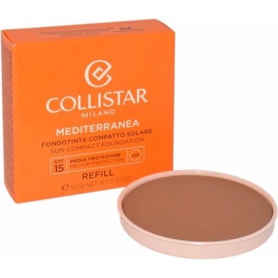 Collistar Mediterranea Sun Compact Foundation REFILL pudrový make up SPF15 04 Pantelleria 10,5 g