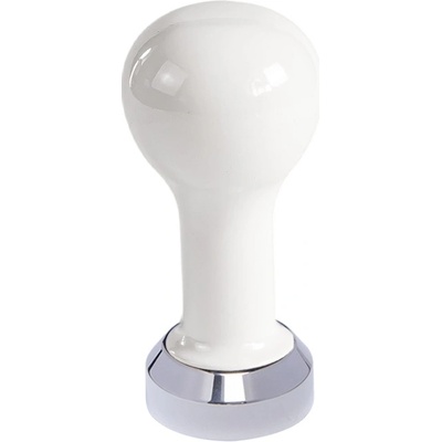 Buna Café Tamper kov bílý, nerez lesk, plochý 41 mm