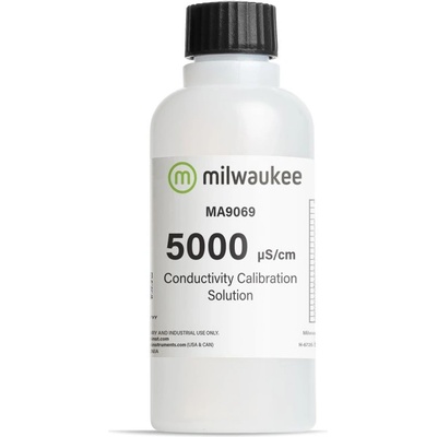 Milwaukee MA9069 5000 S/cm Conductivity Solution 230мл - Разтвор за калибриране (EC) (11219)