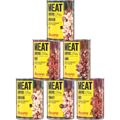 Josera Dog Meat Lovers Pure mix 4 druhy 6 x 800 g