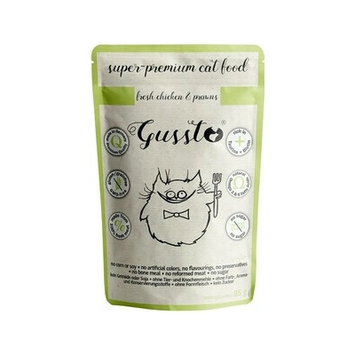 Gussto Cat Fresh Chicken Prawns 85 g