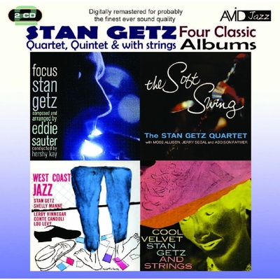 STAN GETZ - Four Classic Albums - Focus / The Soft Swing / West Coast Jazz / Cool Velvet CD