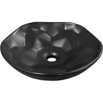 Mexen Nicea умивалник върху плот 41 x 41 см, черен мат - 21754185 (21754185)