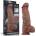 Lovetoy Dual Layered Silicone Cock XXL 10.5" Brown
