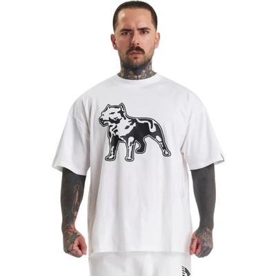 Amstaff tričko pánske Logo 2.0 white/black