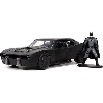 Jada Toys The Batman 2022 Diecast Model 2022 Batmobile s figurkou Batmana 1:32
