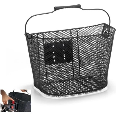 OXC Front Mesh Basket predný košík na bicykel cierný