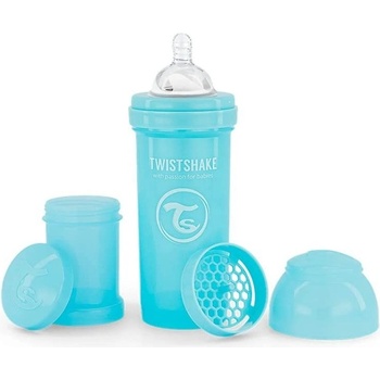 Twistshake Kojenecká láhev AntiColic Pastel Baby Blue 260ml