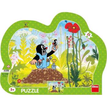 Image 1 of Dino - Puzzle Mole and overalls 25 pieces - 1 - 39 piese