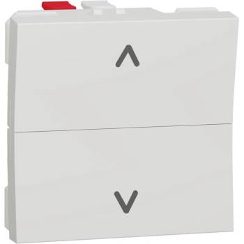 Schneider Electric SE Бутон за щори 2 мод. цвят Бял Unica - NU320718 (NU320718)