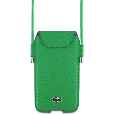 Lacoste PVC Iconic Petit Pique Kapsa na Telefon XL Green