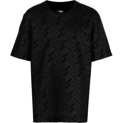 Fendi Rubber Black tričko černá