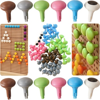 Masterkidz Farebné Jumbo Doodles pre STEM dosky 64 ks. - 6 farieb