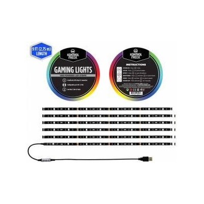 RGB лента KontrolFreek Gaming Lights Kit, USB, 2.74m, Многоцветен, KF-LED-4211-LED6