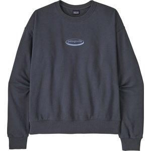 Patagonia Дамски пуловер Patagonia Women's 95 Oval Logo Daily Crew Jumper - Smolder Blue - размер XXL (117-3592-0216)