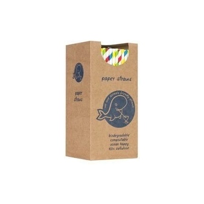 SlowPack Papírová Brčka 250 ks